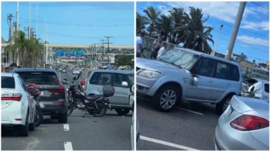 Engavetamento na Avenida Paralela