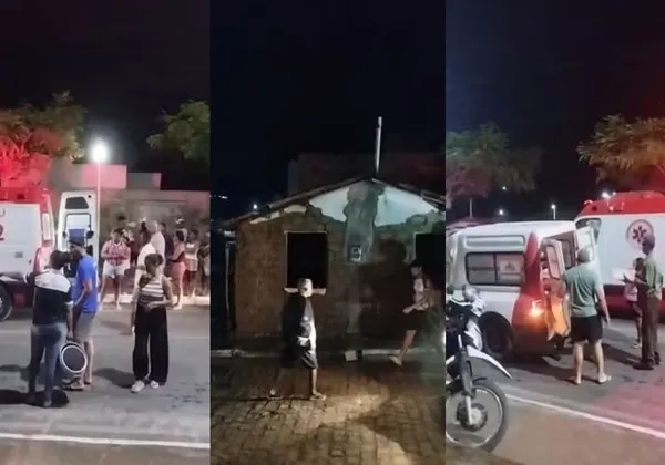 Incêndio causado por explosão